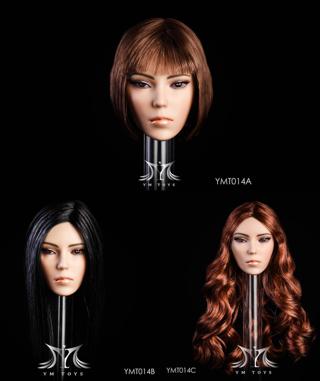 YMTOYS YMT014 1/6 Mixed-race Female Headsculpt