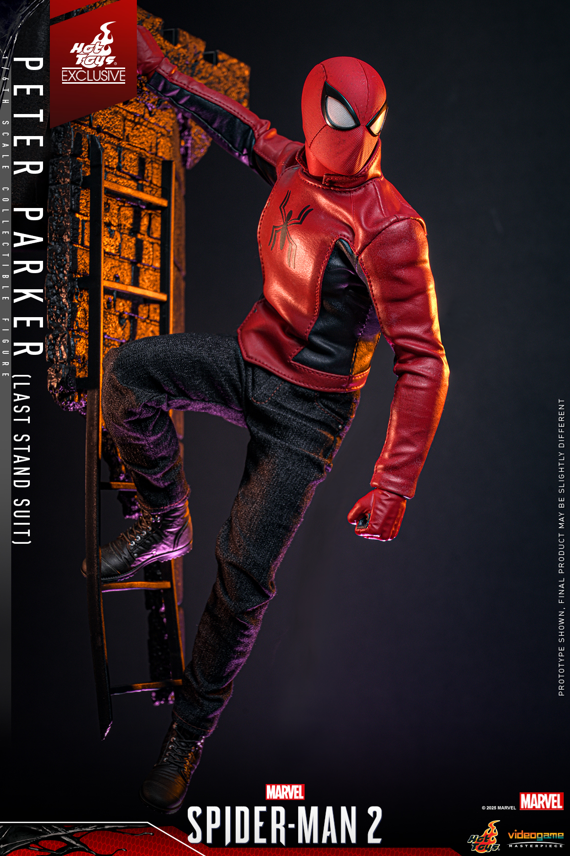 Hot Toys VGM71 Marvel's Spider-Man 2 - Peter Parker (Last Stand Suit) [Hot Toys Exclusive]