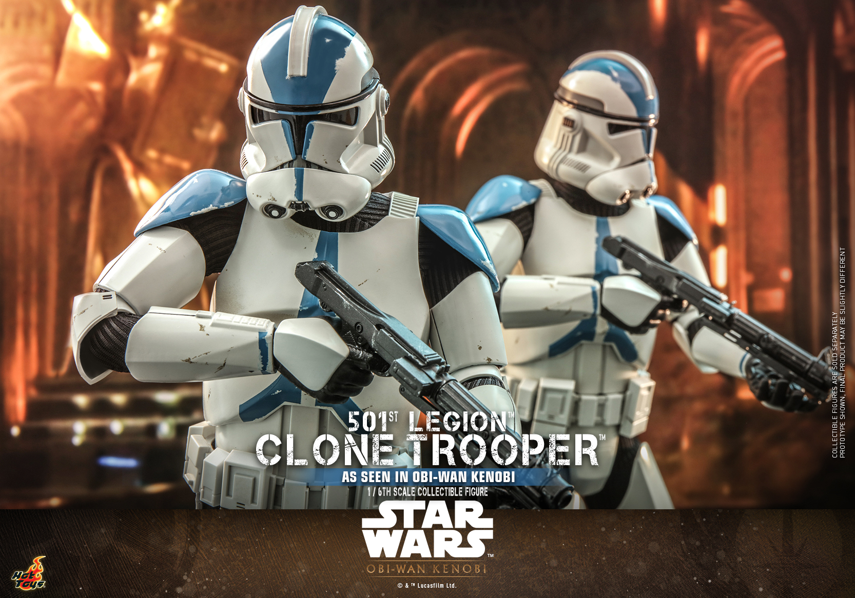 Hot Toys TMS092 1/6 Star Wars: The Clone Wars™ - 501st Legion™ Clone Trooper™
