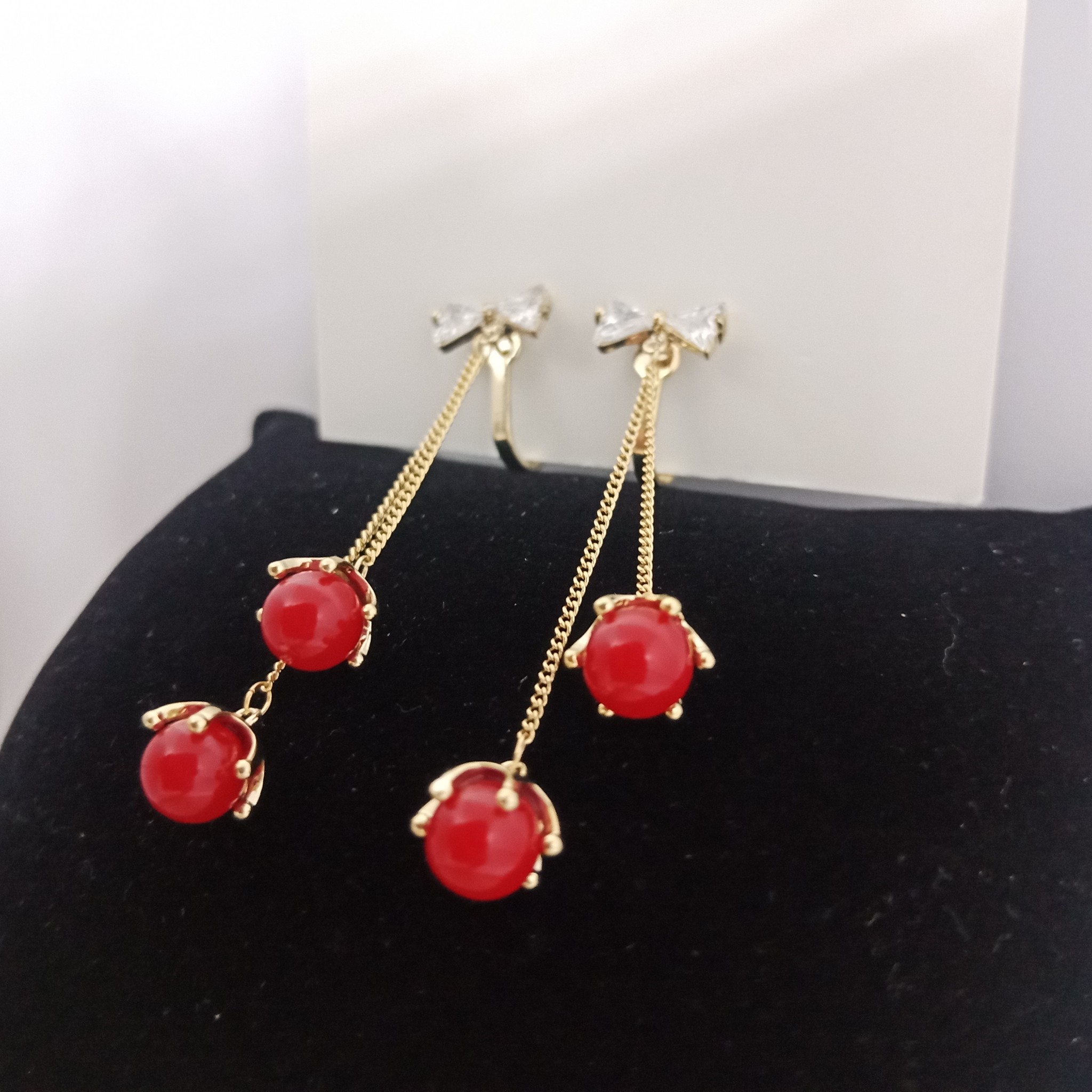 ต่างหูหนีบ Chern P มีซิลิโคนรอง หนีบไม่เจ็บ เงินแท้92.5% ไม่เจาะหูก็สวยได้_EC263