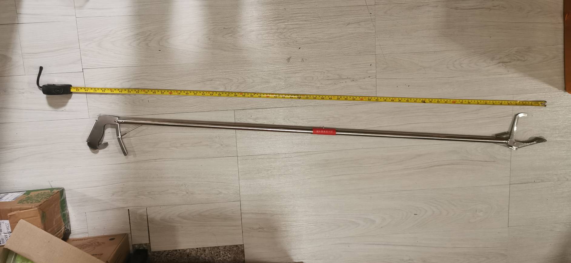 OT30M3 ไม้จับงูยาว 1.5 เมตร รุ่นพับได้เหลือ 80 cm สเตนเลส แข็งแรง มือจับล็อคได้