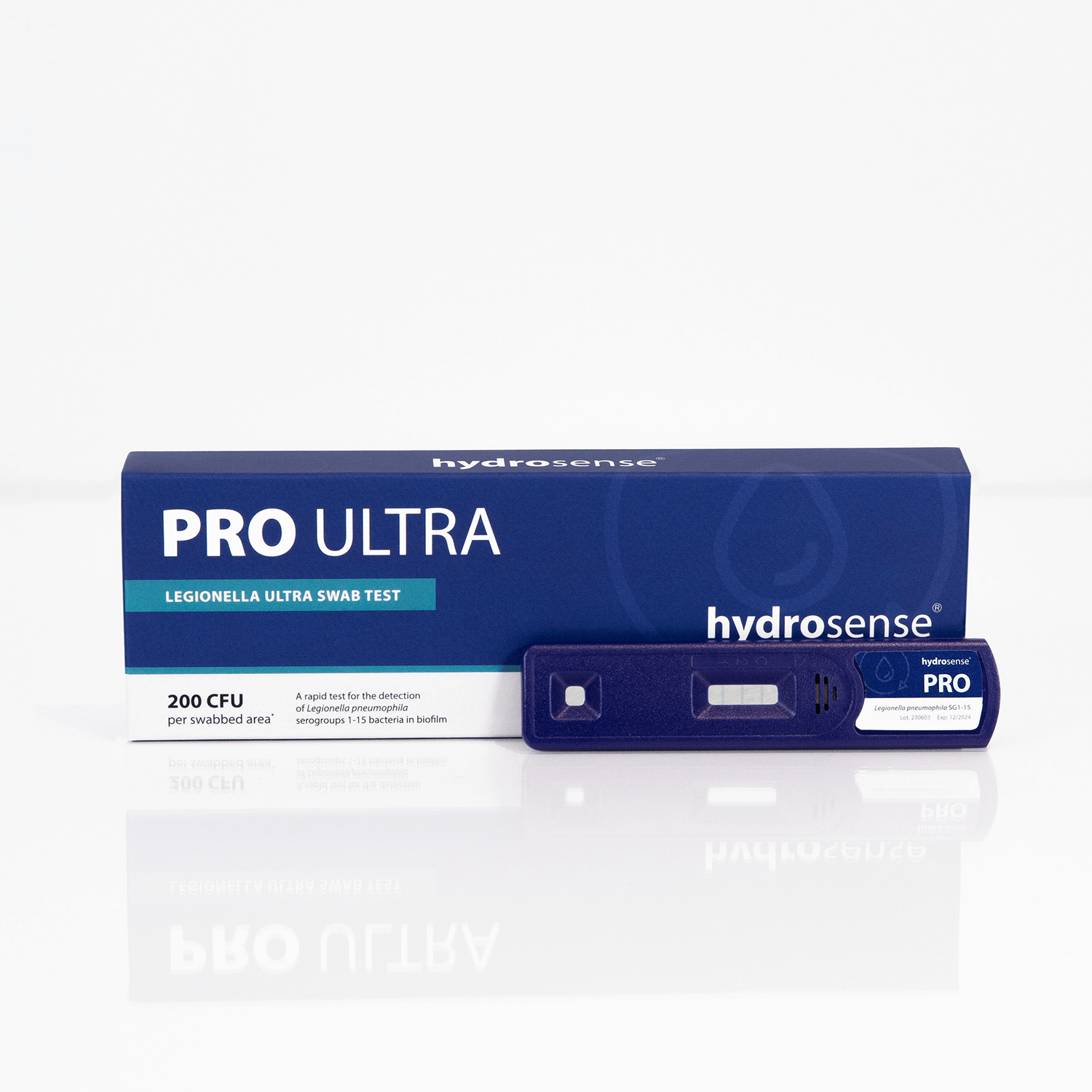 Hrdrossense PRO Ultra Legionella Swab Test - ชุดทดสอบคุณภาพน้ำแบบรวดเร็ว สำหรับเชื้อลีจิโอเนลลาในพื้นผิว