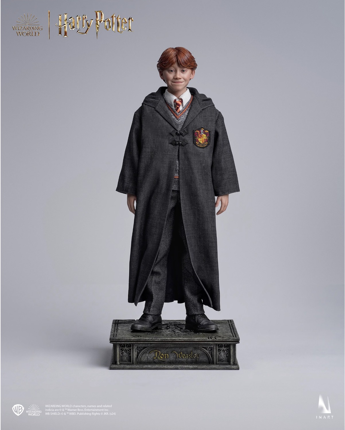 INART x Queen Studios A010S1 Harry Potter and the Philosopher's Stone - Ron Weasley (Standard Version) [Gel Hair Headsculpt]