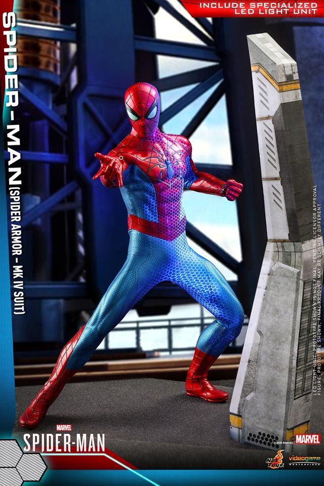Hot Toys VGM43 Marvel's Spider-Man 1/6 Spider-Man (Spider Armor - MK IV Suit)