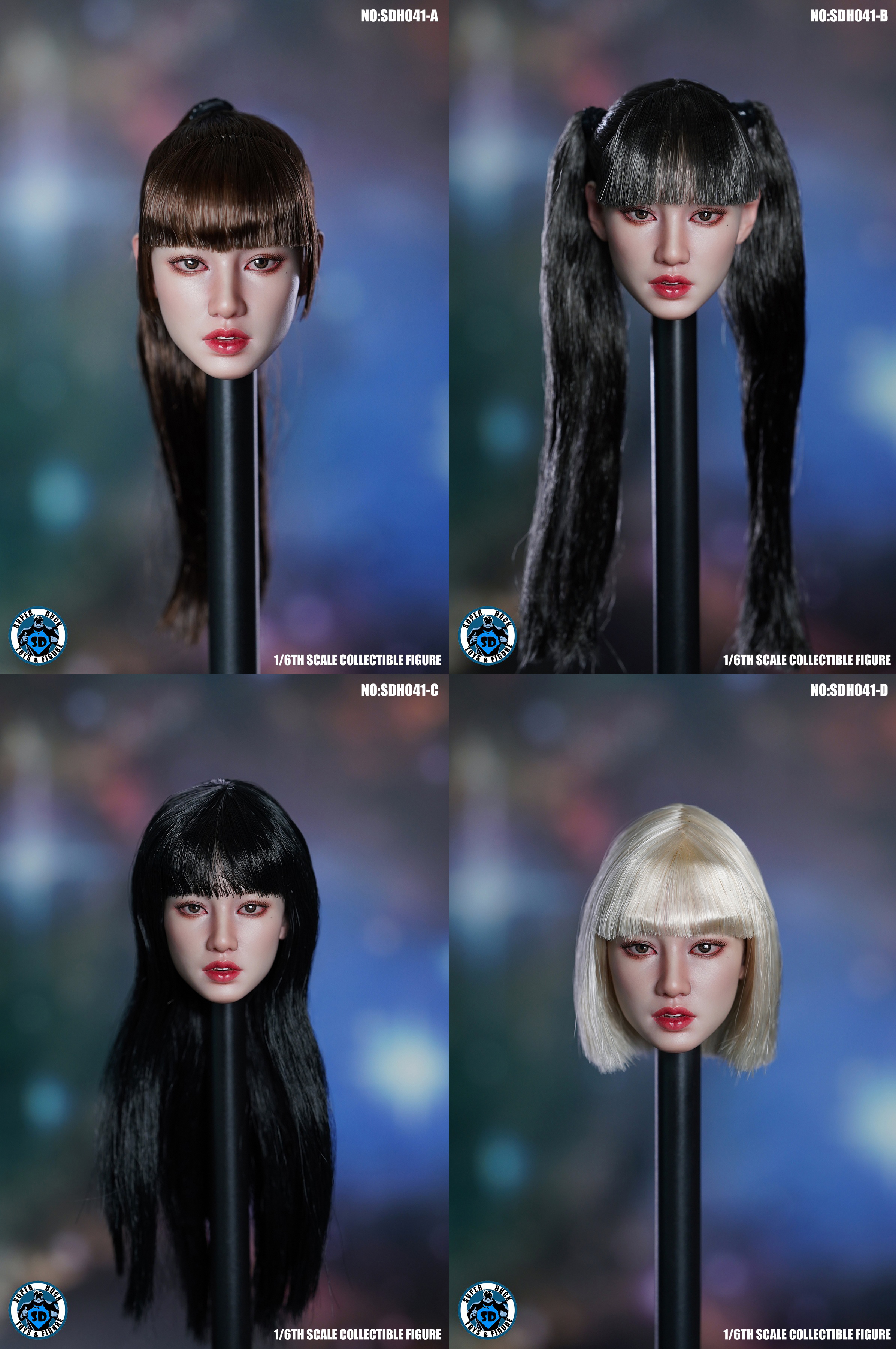 SUPER DUCK SDH041 1/6 Korean Group Actress Headsculpt
