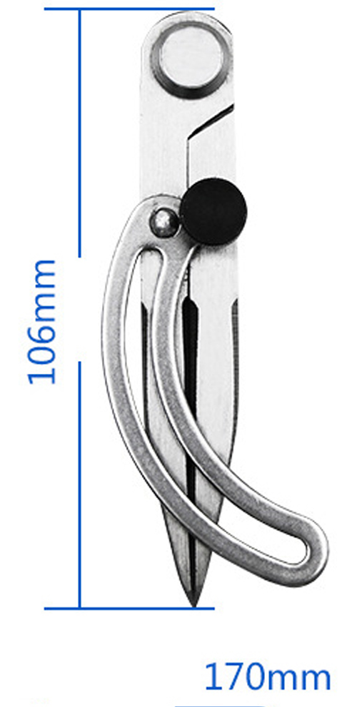 OT17 วงเวียนขีดเหล็ก งานหนัก ขนาด 100 มิล