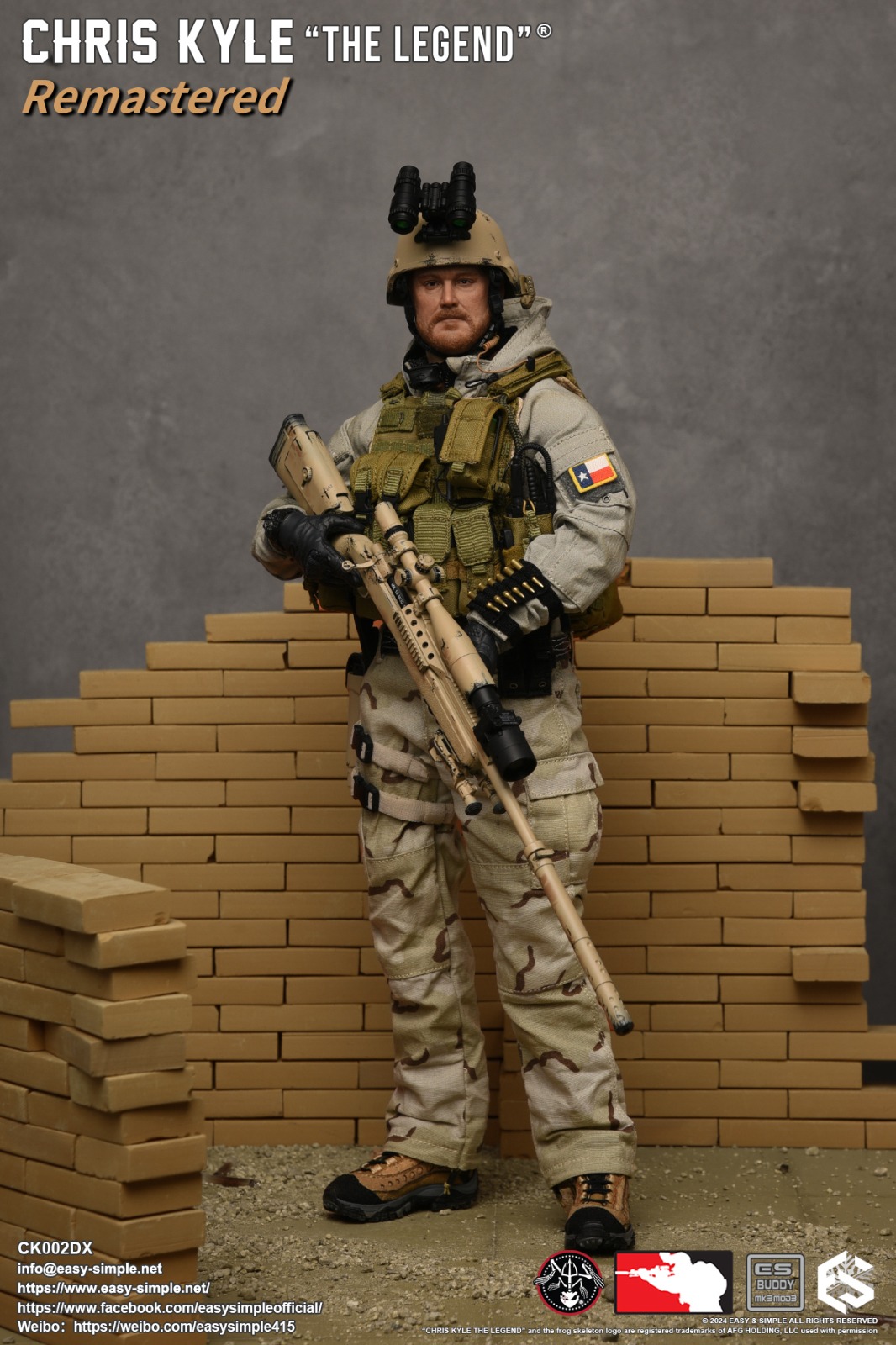 BlackOpsToys X Easy&Simple ES CK002DX Chris Kyle "The Legend" Remastered (Deluxe Version)