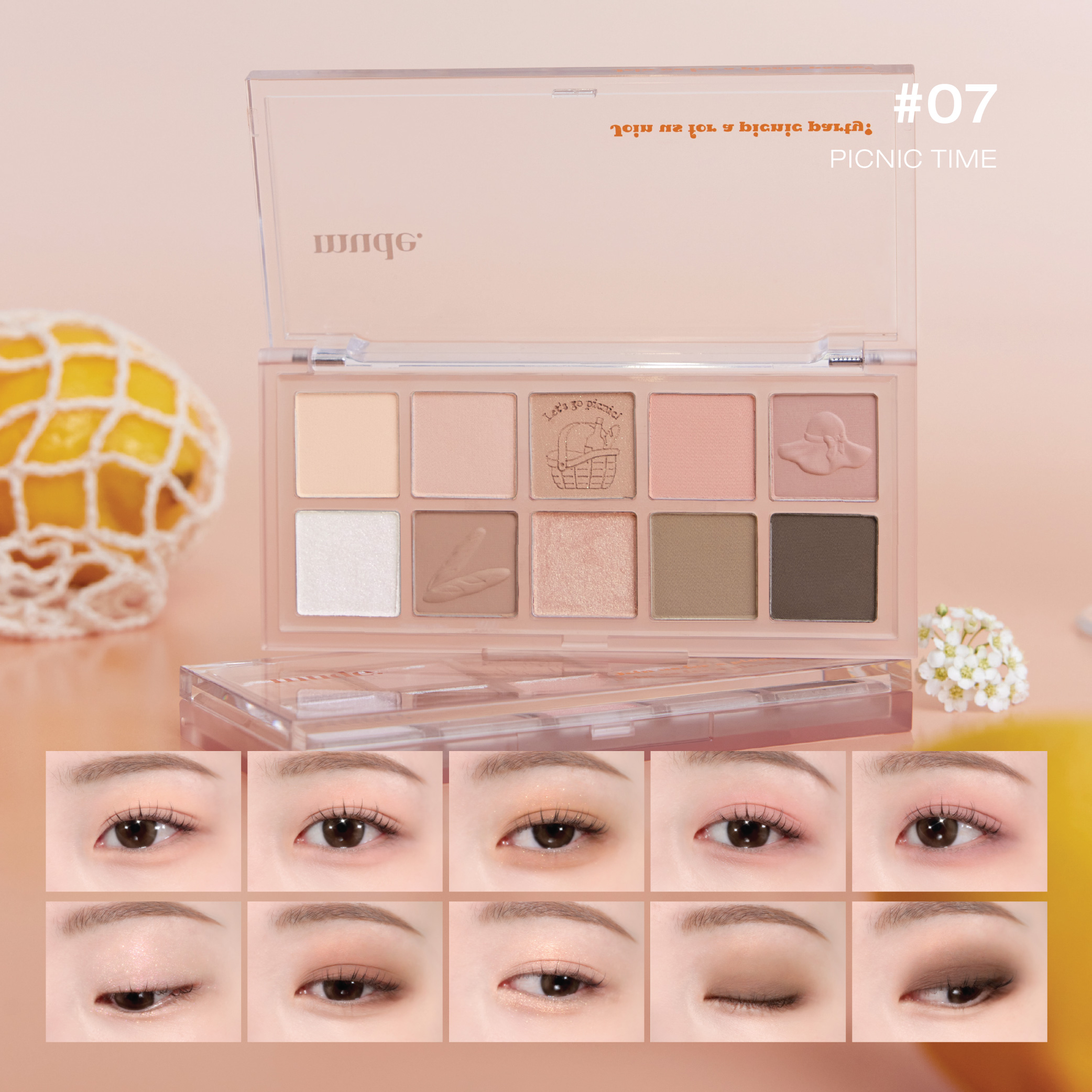 MUDE SHAWL MOMENT EYESHADOW PALETTE 7 G. ( อายแชโดว์ )