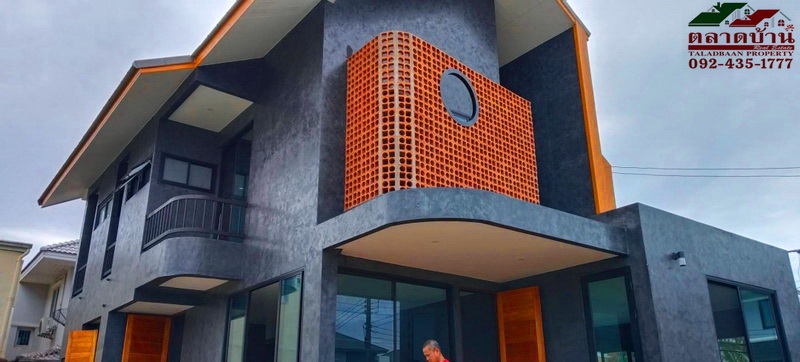 บ้านเดี่ยว บ้านปรารถนาพาวิลเลี่ยน พระราม 5-นครอินทร์ ราชพฤกษ์ หลังมุม 2 ชั้น 56.7 ตร.ว. ใหม่ สไตล์โมเดิร์น ใกล้ตลาดพระราม 5 เด่นหล้า