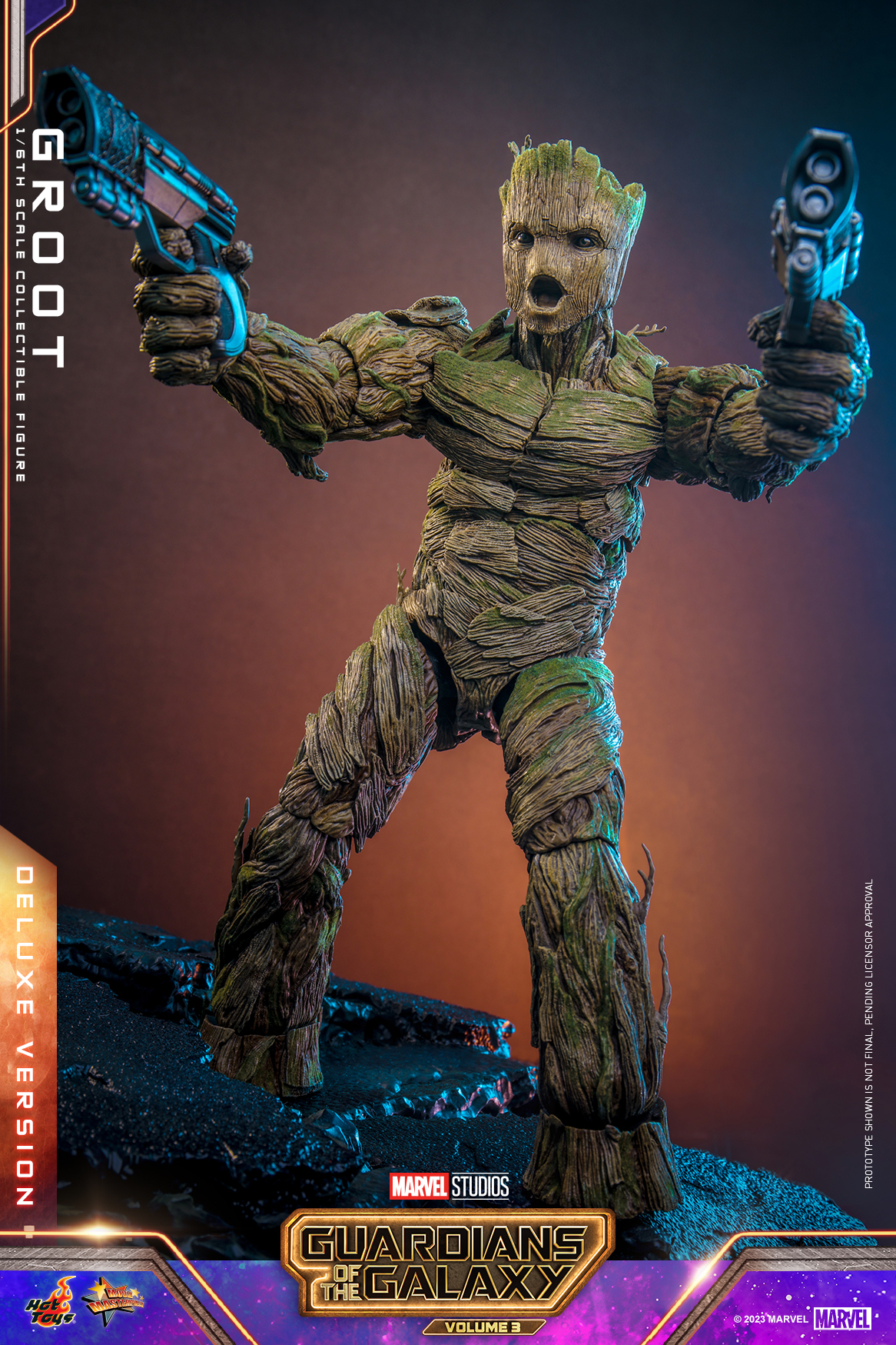 Hot Toys MMS707 1/6 Guardians of the Galaxy Vol. 3 - Groot (Deluxe Version)