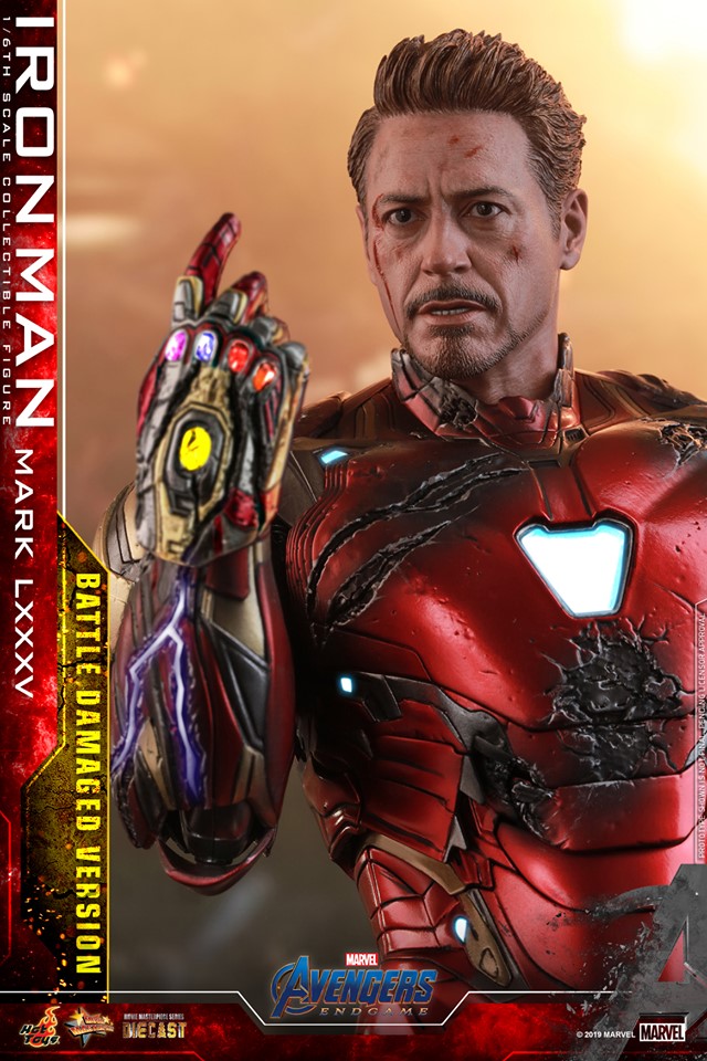 Hot Toys MMS543D33 Avengers: Endgame 1/6 Iron Man Mark LXXXV (Battle Damaged Version)