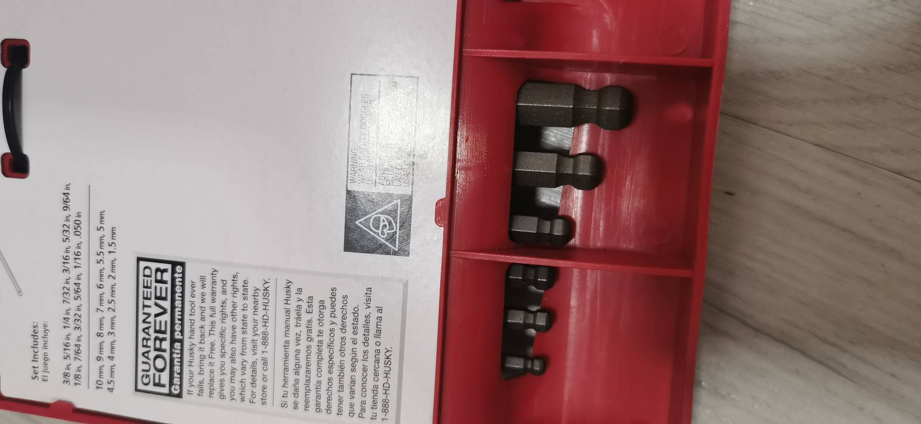 OT149 ชุดประแจแอลหัวบอล Husky เกรดสูง เบอมิล 1.5-10 มิล - เบอหุล 0.50-/38 ชุด 26 ชิ้น