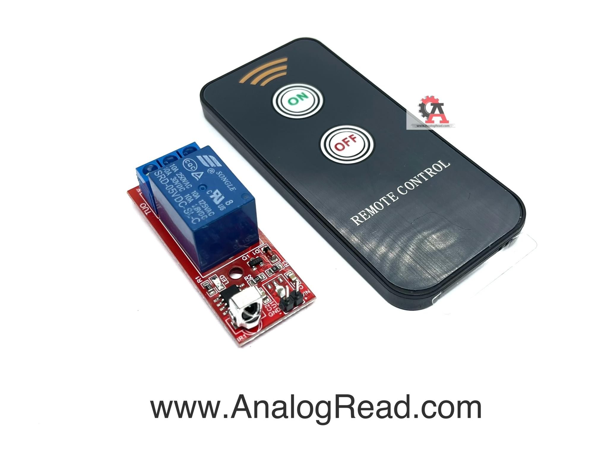 Infrared remote control with 1channel relay module 5V