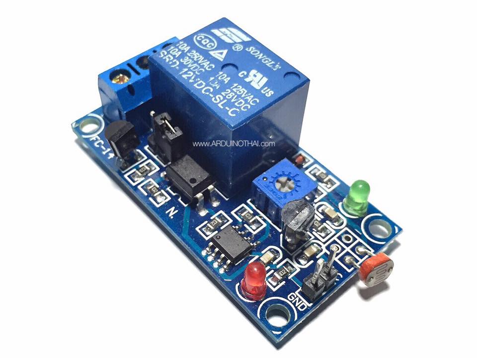 DC 12V Light Control Switch Photoresistor Sensor Relay Module