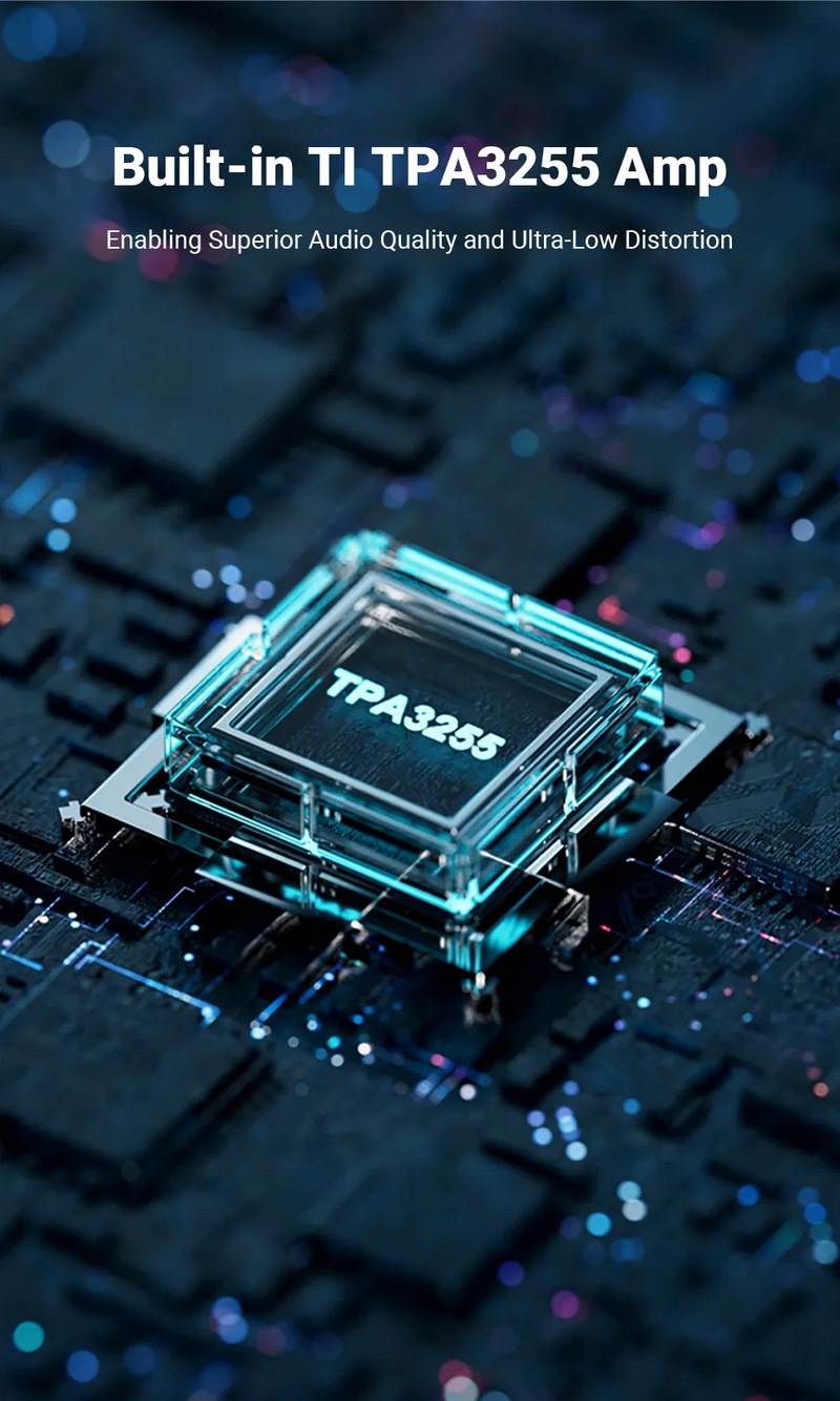 Fosi Audio V3-48V Power Amplifier ClassD ชิป TPA3255 อัพเกรด Op-Amp ได้ ประกันศูนย์ไทย