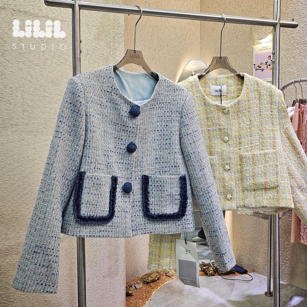 เสื้อทวีต เบลเซอร์ผ้าทวีตน่ารักๆสไตล์เกาหลี🇰🇷