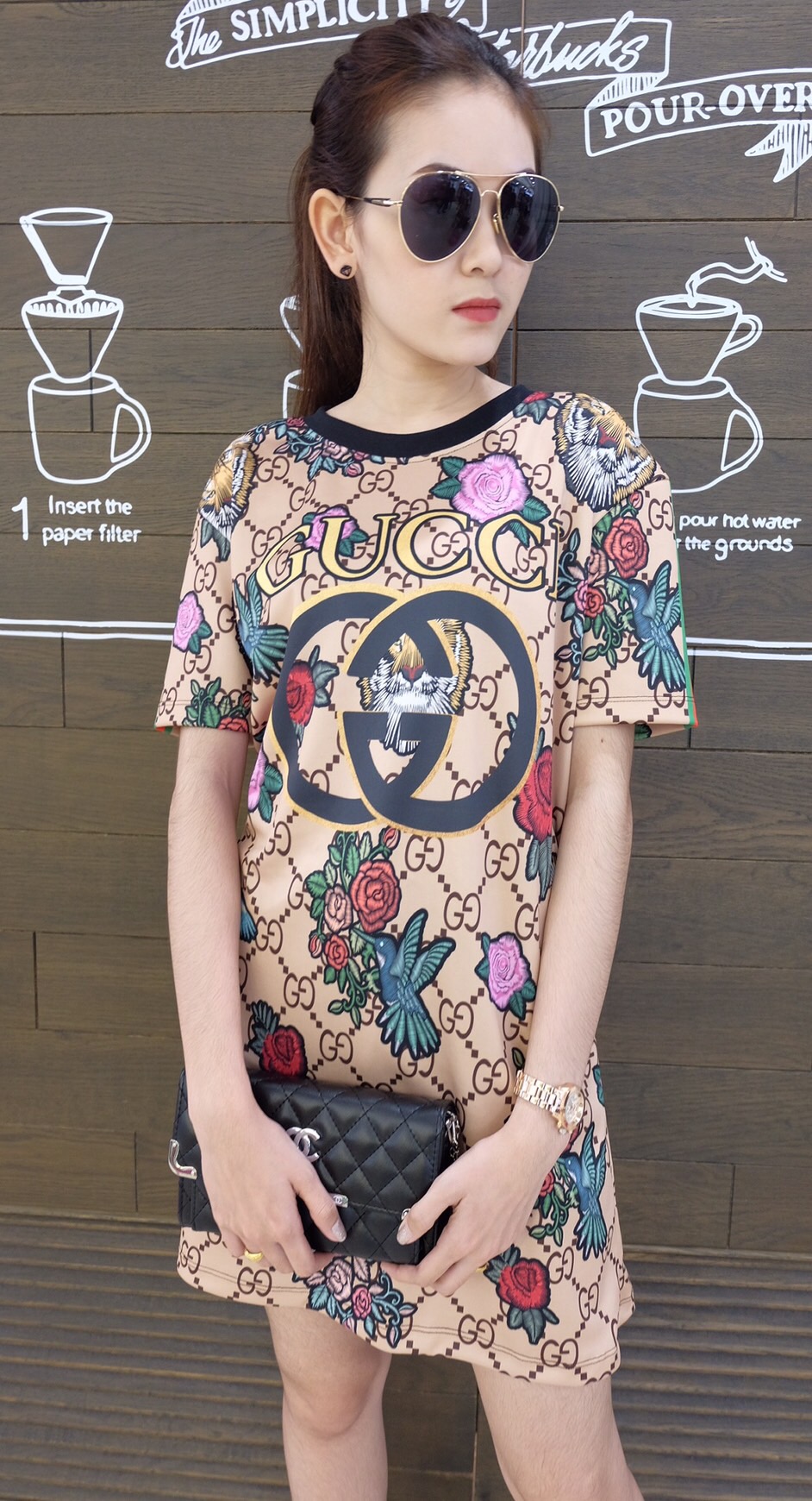 เดรสกุดชี่มาอีกแล้ว ลายหน้าเสือสวยเลย ชุดเดียวจบ ราคาเบากระเป่า รีบเลย