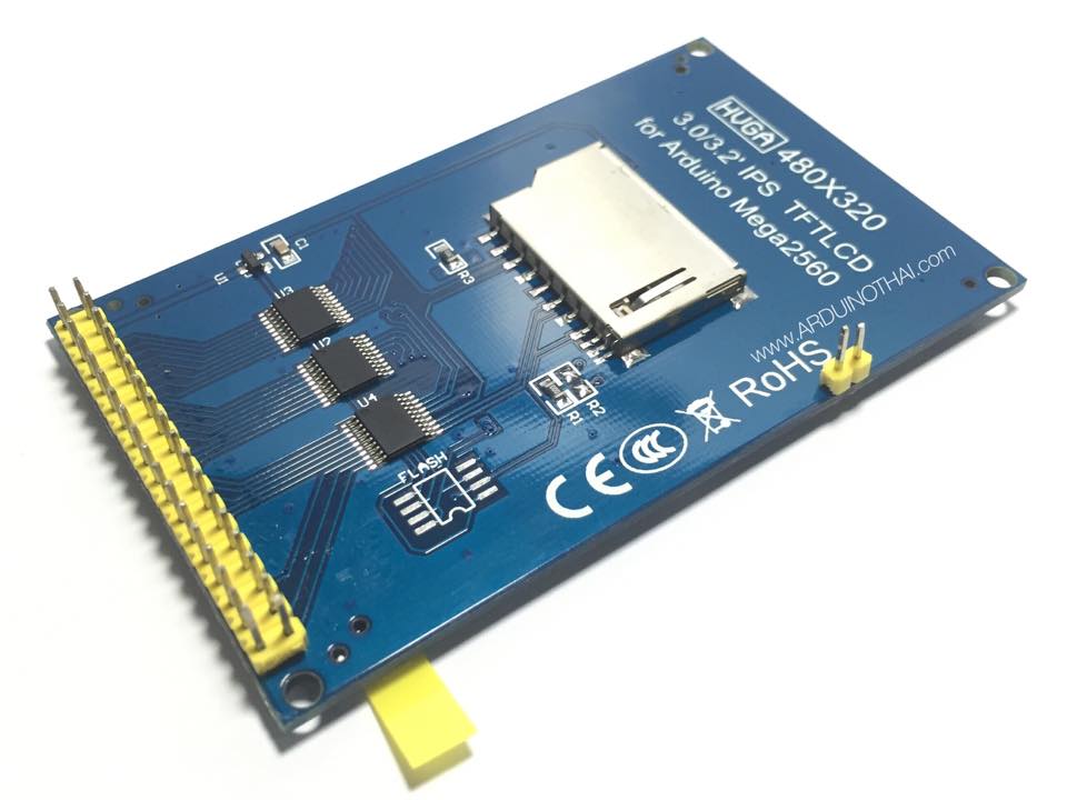 3.2-inch TFT color LCD module สำหรับบอร์ด Arduino Mega 2560
