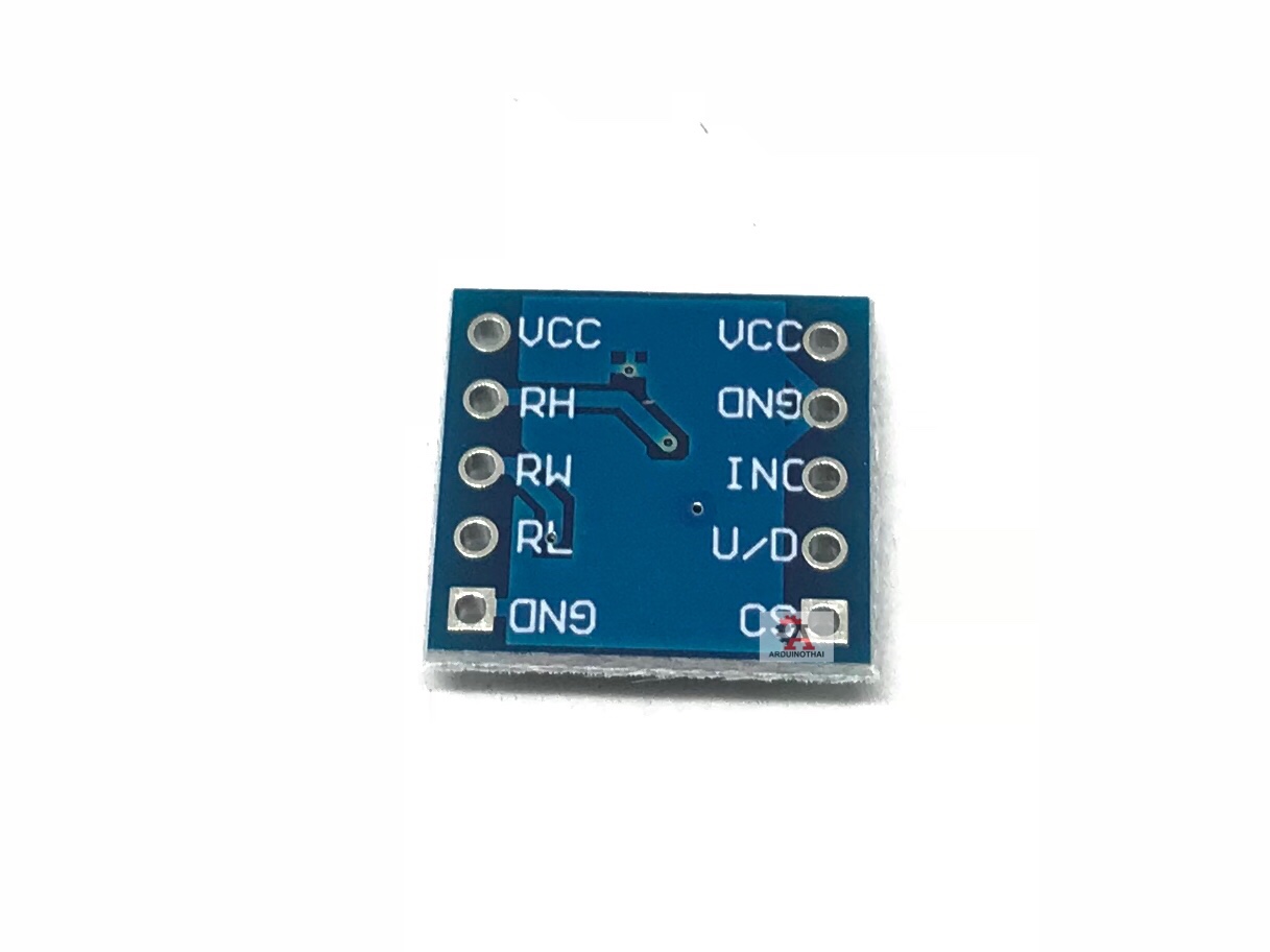 X9C104S Digital Potentiometer Module โมดูลตัวต้านทานปรับค่าได้แบบดิจิตอล 100K สต็อกไทยส่งไว