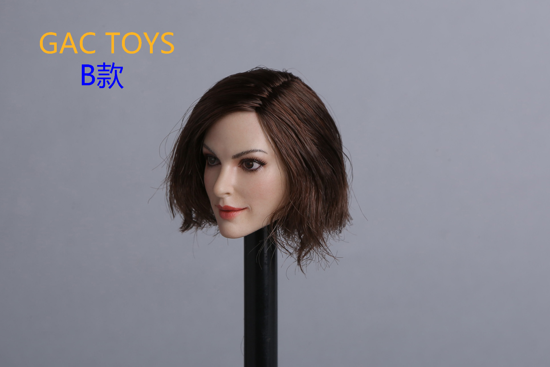 GACTOYS GC012B Beauty headsculpt (Short brown hair)