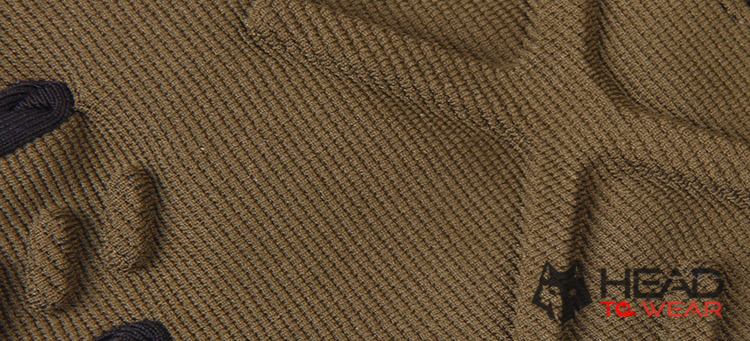 ถุงมือครึ่งนิ้ว ลายตัวเอ็กซ์ 5.11 : สีน้ำตาลทราย Tan รหัส GT011
