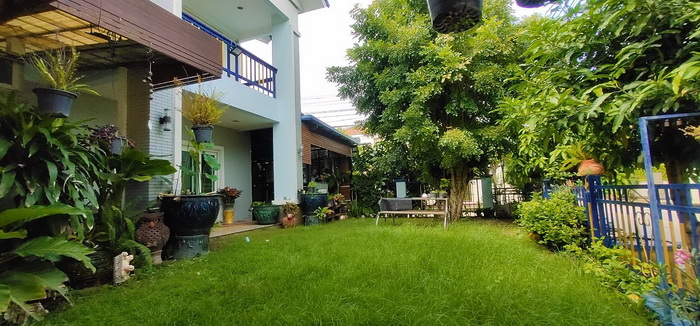 บ้านเดี่ยว ม.กรานต์วดี โครงการติดถนนพุทธมณฑลสาย 3 แขวงบางไผ่ เขตบางแค กรุงเทพฯ หลังมุม ต่อเติมเต็มพื้นที่