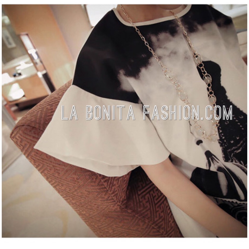 Taj Mahal dress มินิเดรสพิมพ์ลายทัจมาฮาล