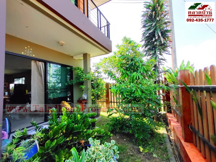 บ้านเดี่ยว บางบัวทอง 50 ตร.ว. ซ.ลำโพ 25 ใกล้สารสาสน์ฯบางบัวทอง ถ.กาญจนาภิเษก นนทบุรี บ้านใหม่-สวย สไตล์โมเดิร์น ทำเลดี