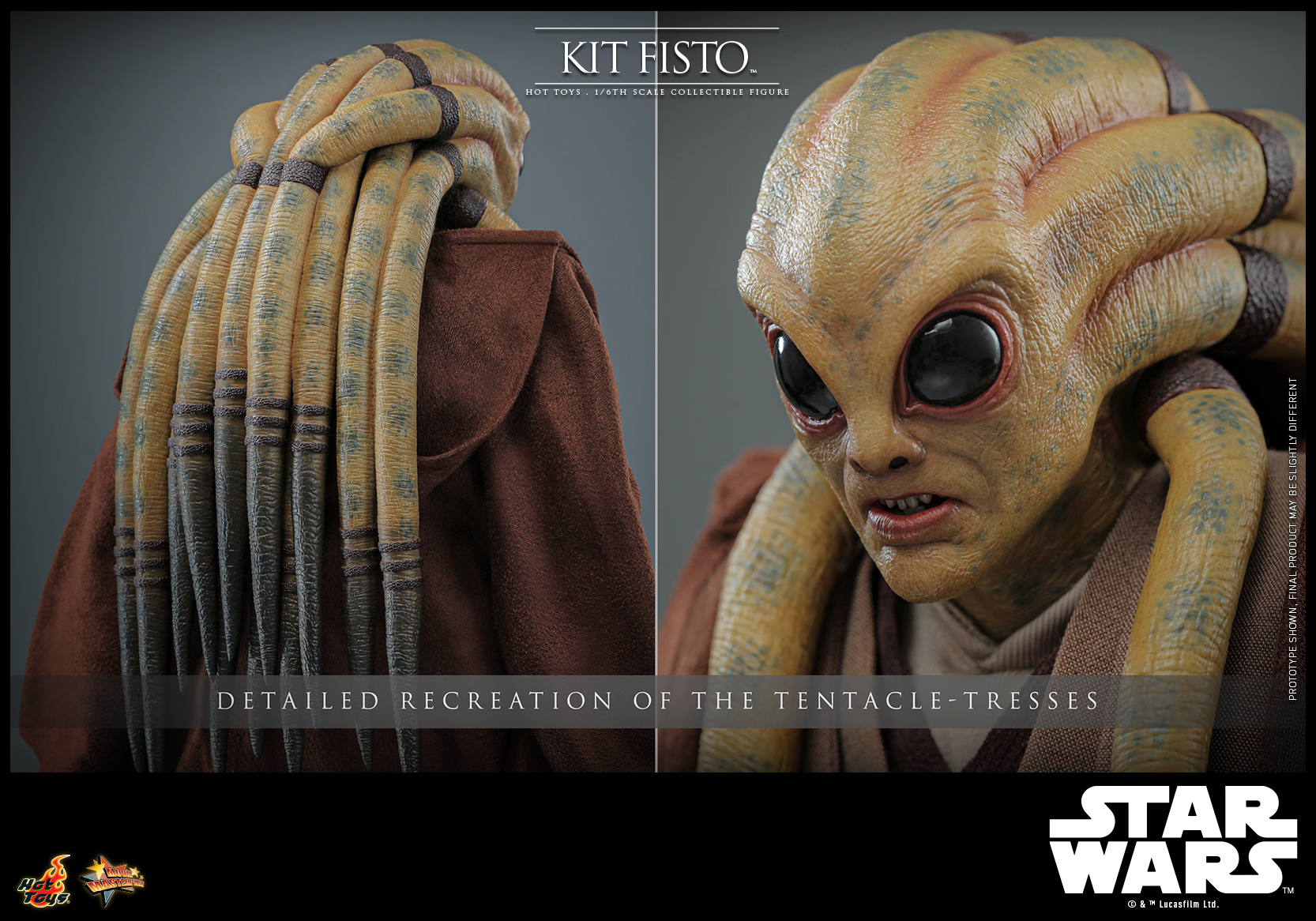 Hot Toys MMS751 Star War Episode III: Revenge of the Sith - Kit Fisto