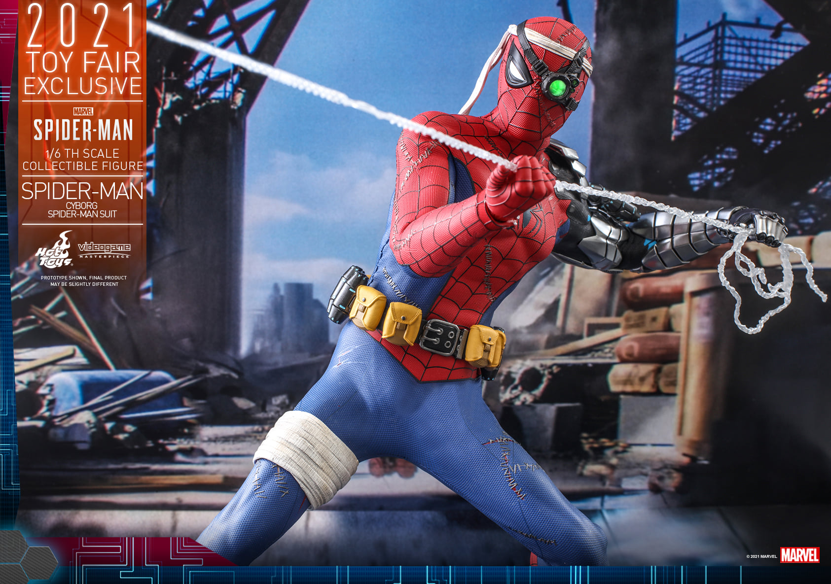 Hot Toys VGM51 1/6 Marvel's Spider-Man - Spider-Man (Cyborg Spider-Man Suit) [Toy Fair Exclusive 2021]