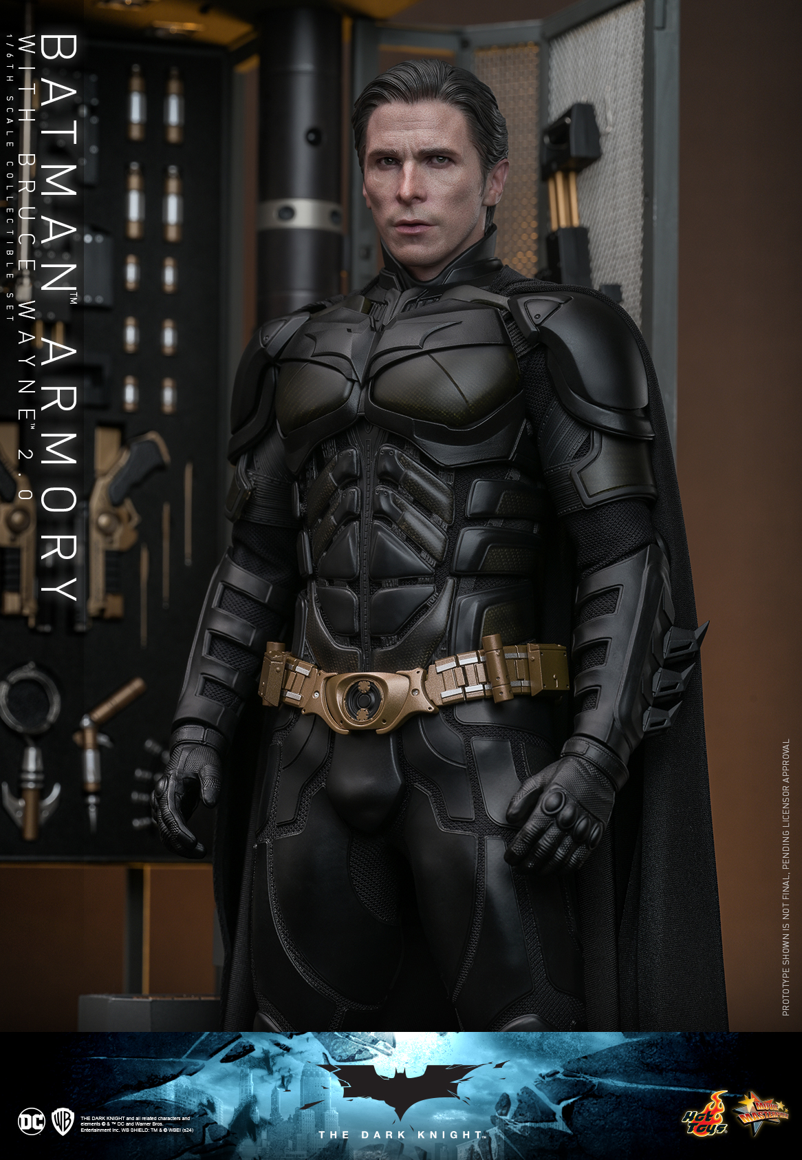 Hot Toys MMS750 The Dark Knight - Batman Armory with Bruce Wayne (2.0)