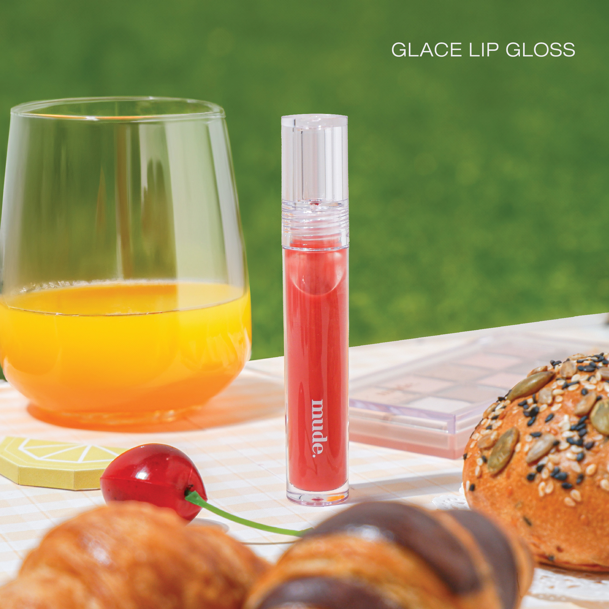 MUDE GLACE LIP GLOSS 01 PINK ADE 4.1G. (ลิปกลอส)