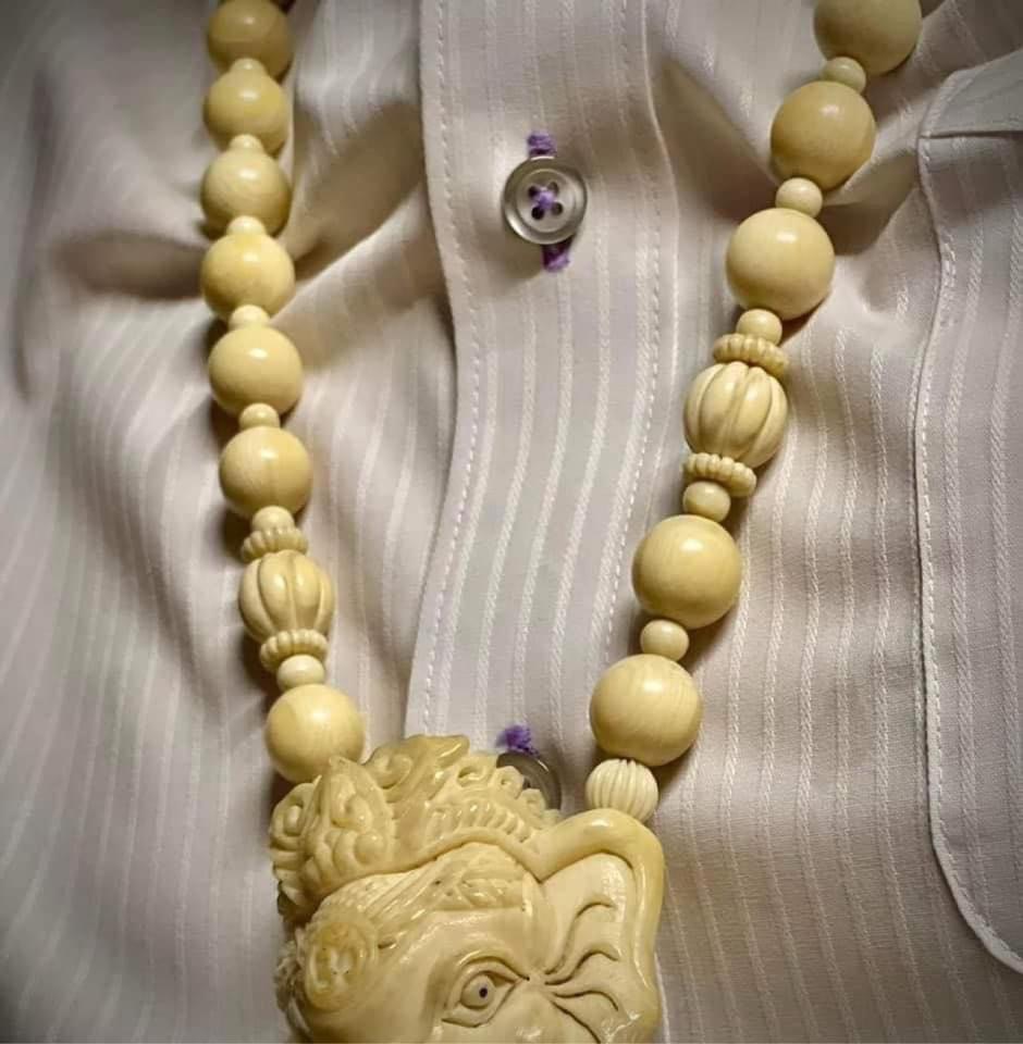 สร้อยคองาช้าง รับประกันแท้ สร้อยงาช้างยกเส้น สร้อยพระงาช้างเก่า