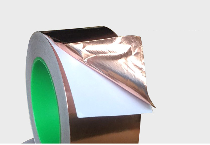 OT32S50 เทปกาวทองแดง ขนาดกว้าง 50 มิล X ยาว 3 เมตร หนา 0.6 มิล