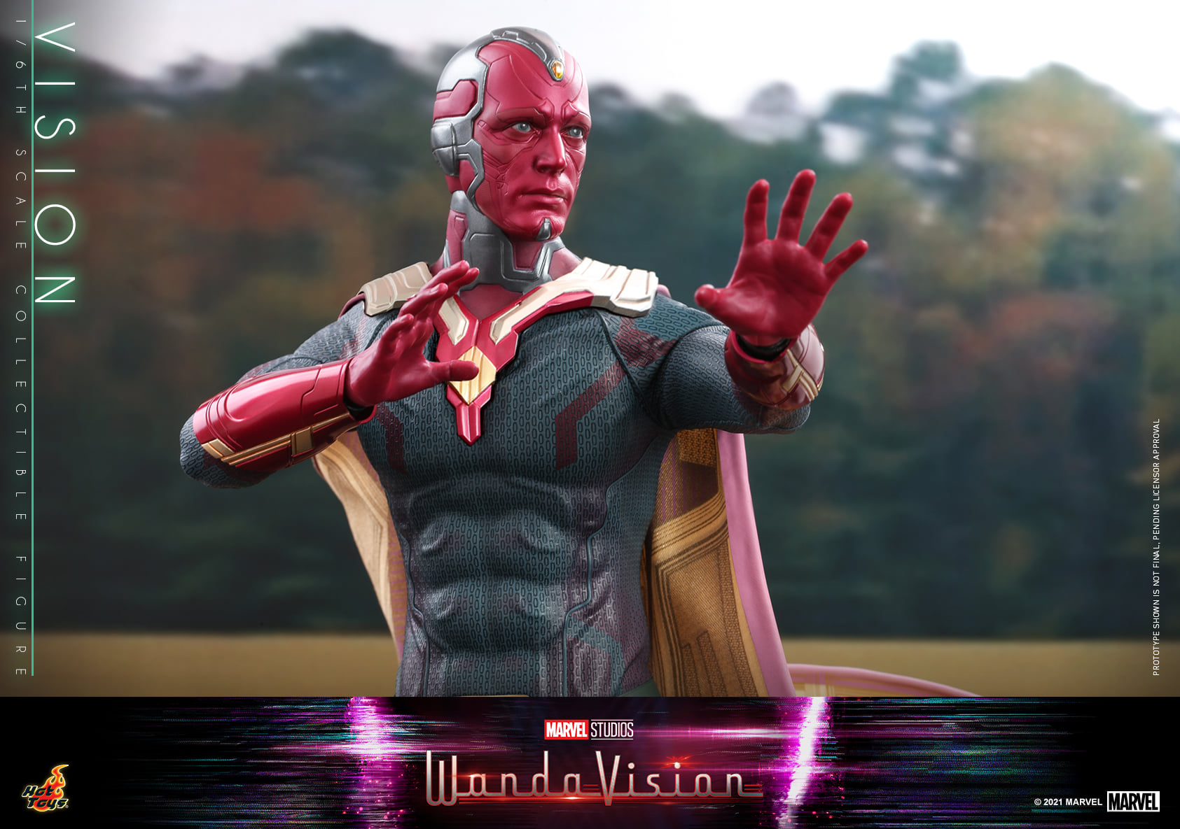 กล่องบุบ 1 มุม Hot Toys TMS037 1/6 WandaVision - Vision