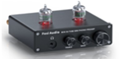 Fosi Audio BOX X4 Vacuum Tube MM Phono Preamp/Headphone Amplifier JAN 5654W x2 อัพเกรดหลอดแก้ว ปรับเบส แหลม ได้ ประกันศูนย์ไทย