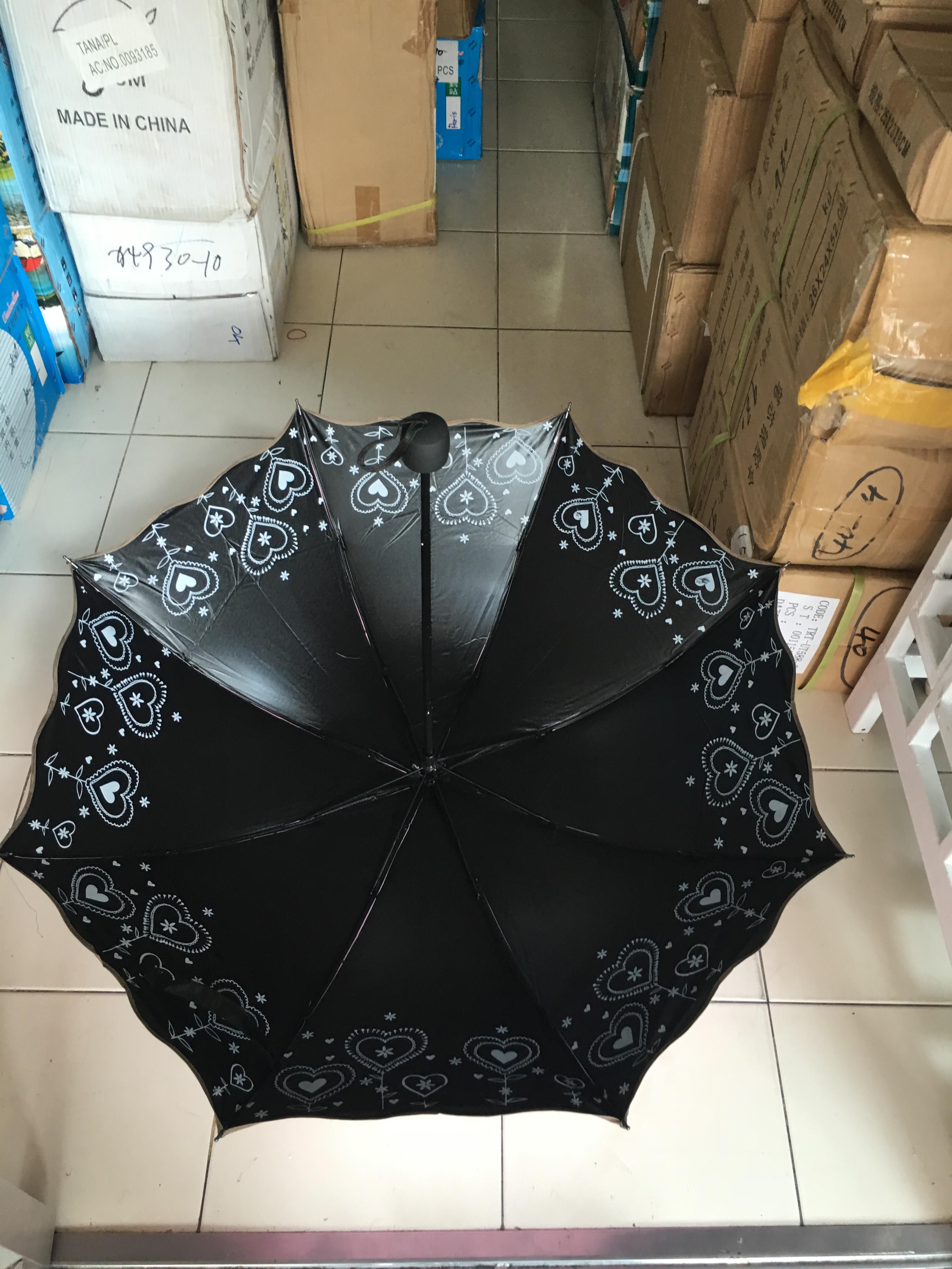 ร่มโค้งแฟชั่น ยูวีดำ รหัส 8036