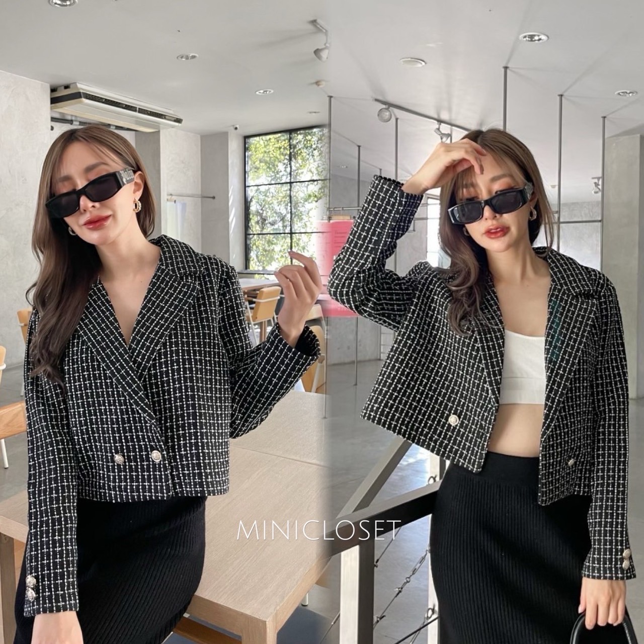 เสื้อทวีตแขนยาวสวยๆ