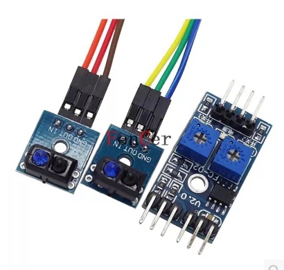 Digital 2-way black and white line tracking sensor เซนเซอร์ตรวจจับสีขาวดำแบบ 2 หัวอ่าน สต็อกไทยส่งไว