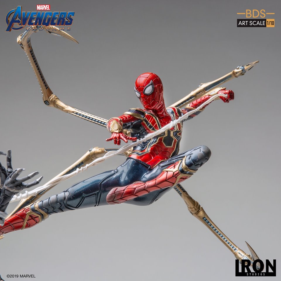 Iron Studios BDS Art Scale 1/10 Avengers: Endgame - Iron Spider Vs Outrider