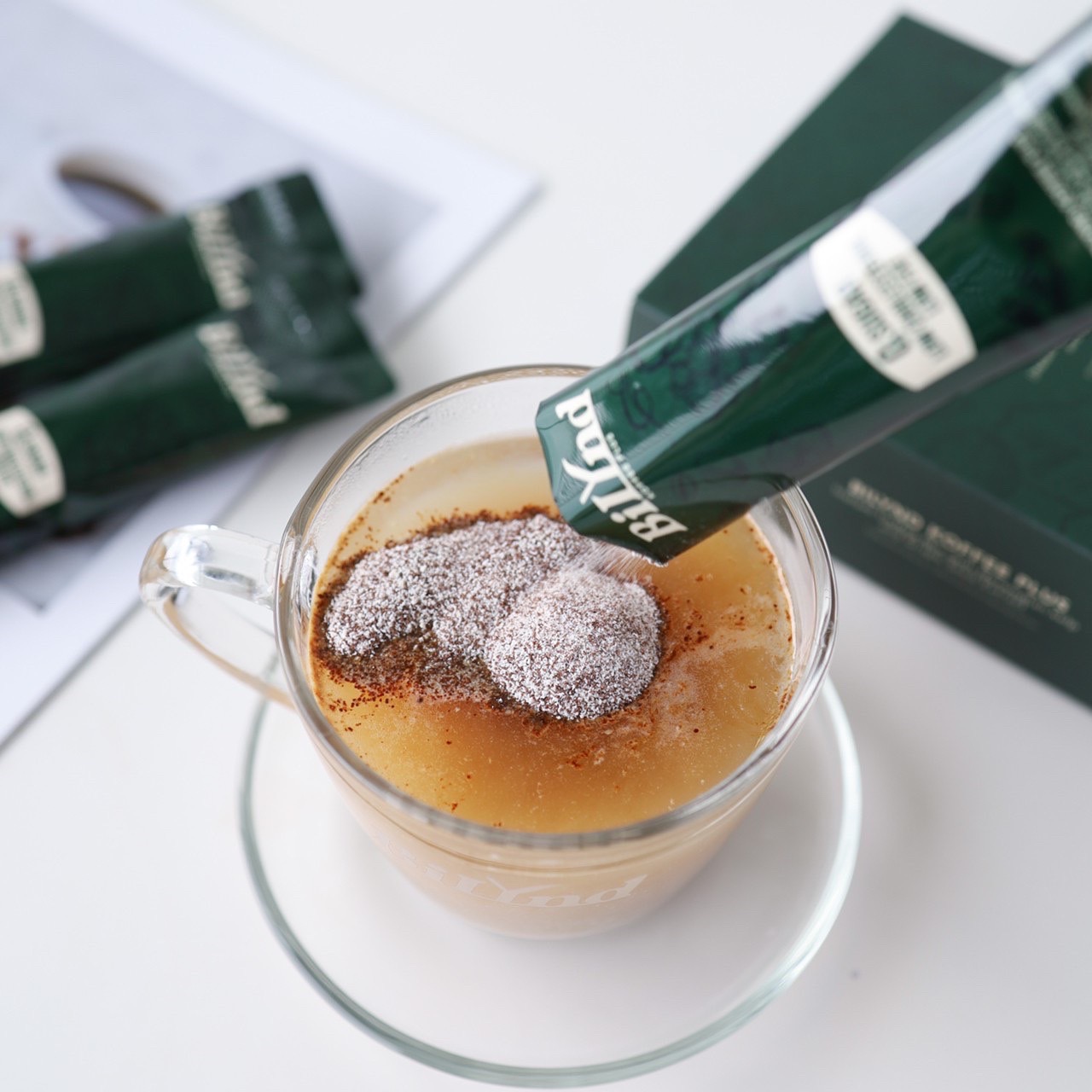 BiLynD Koffee กาแฟแท้ สูตรหญ้าหวาน สำหรับคอกาแฟแท้ และคนรักสุขภาพ ชิ้น