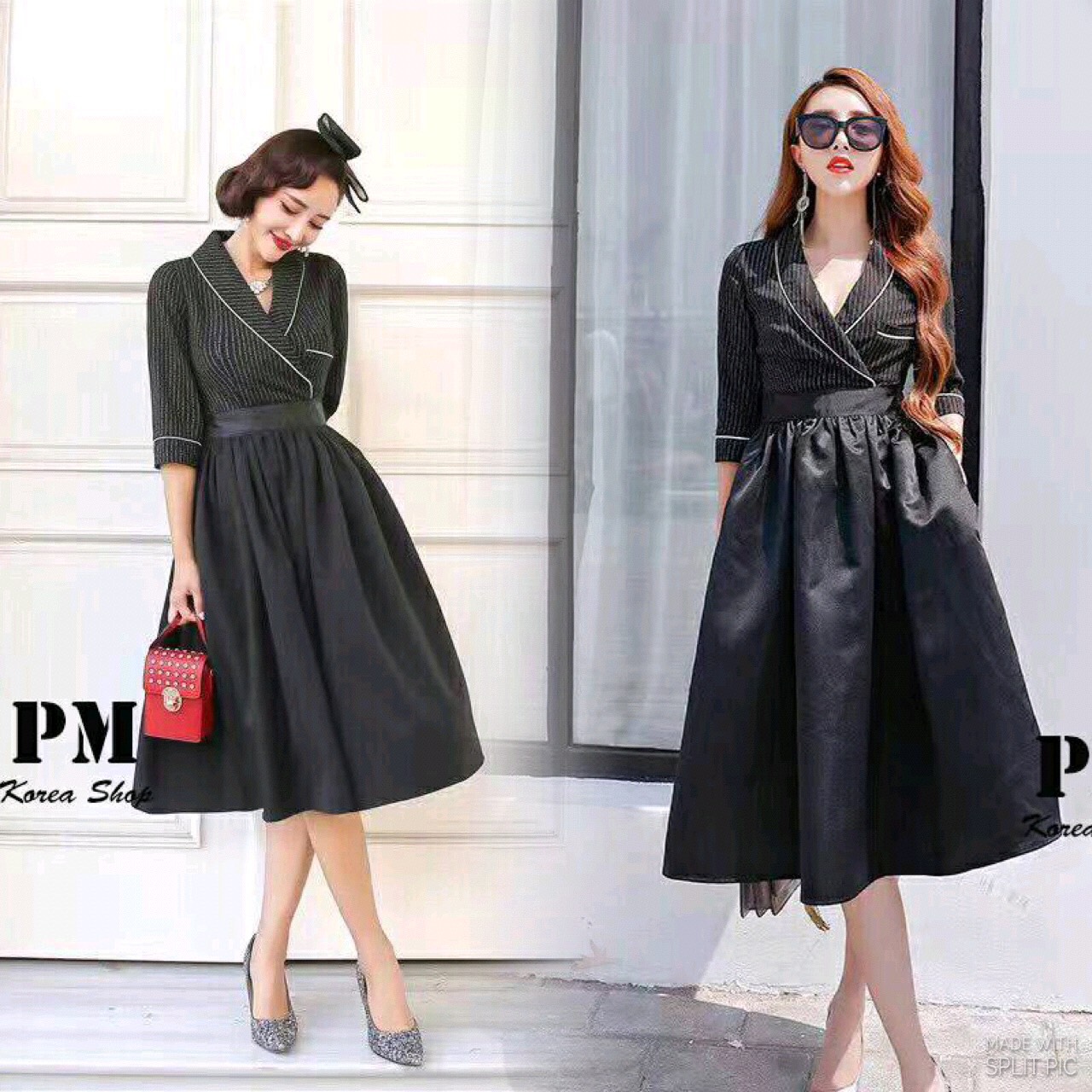 made in korea dress เดรสแขนสามส่วน ซิปข้าง มีกระเป๋าด้านข้าง2ข้าง ซับในทั้งตัว จะใส่ทำงานก็ดี ใส่งานทางการก็เริ่ด ลุคผู้ดีสุดๆ ตัวเสื้อเนื้อผ้านิ่มมาก งานคัดติ้งเป๊ะตามรูป💯 ผ้าดีเกรดพรีเมียมค่ะ ***ผ้าดีมากกๆๆๆๆ เหมือนแบบ 100 % ค่ะ