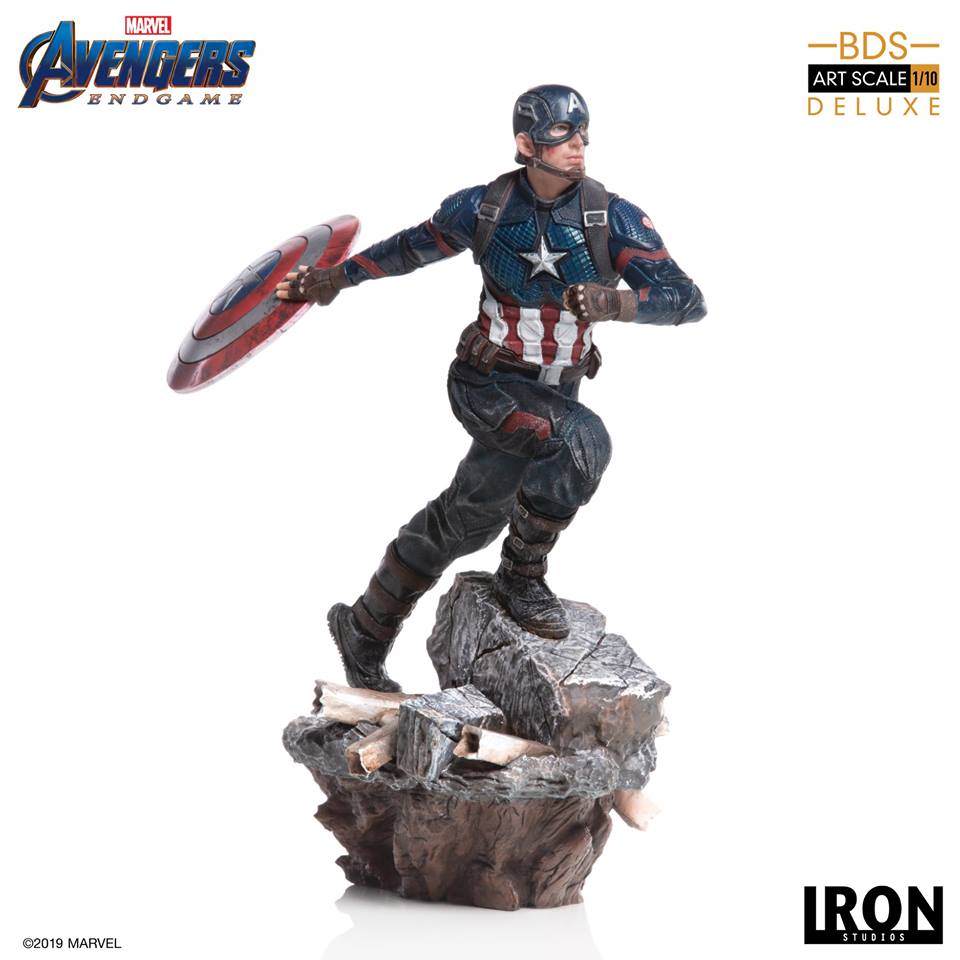 Iron Studios Deluxe BDS Art Scale 1/10 Avengers: Endgame - Captain America