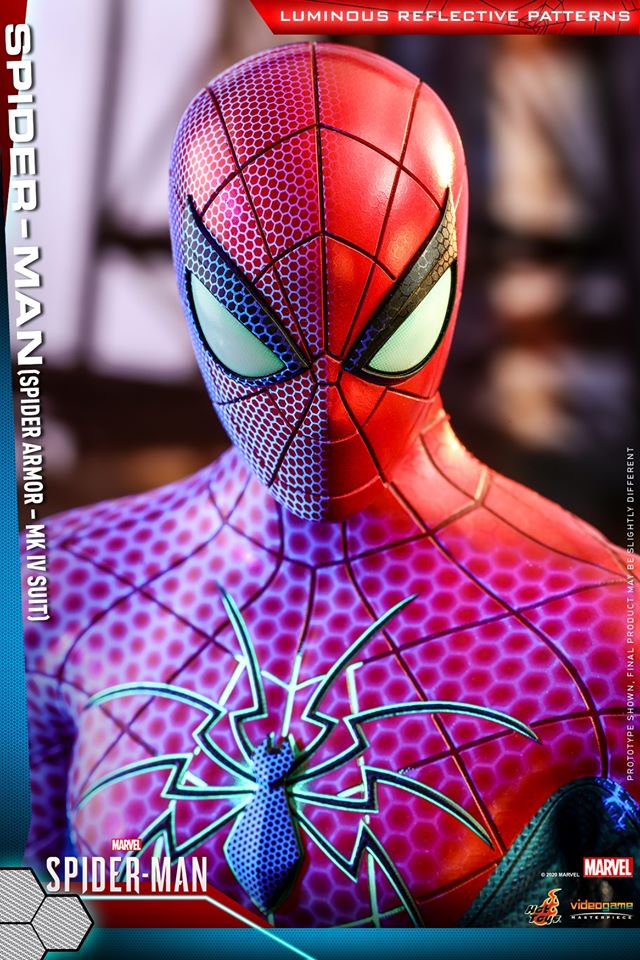 Hot Toys VGM43 Marvel's Spider-Man 1/6 Spider-Man (Spider Armor - MK IV Suit)