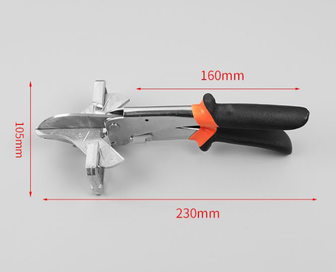 PL05 คีมตัดราง PVC พลาสติก ปรับองศาได 22-45 องศา ใบมีดเกรดสูง SK5