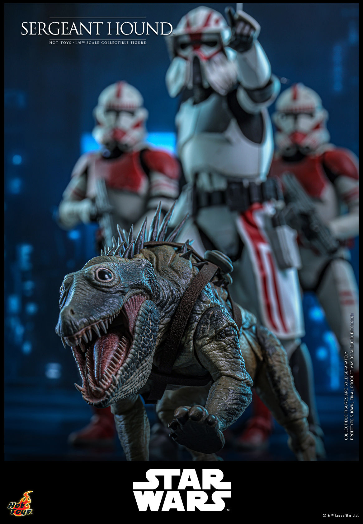 Hot Toys TMS167 Star Wars: The Clone Wars - Sergeant Hound