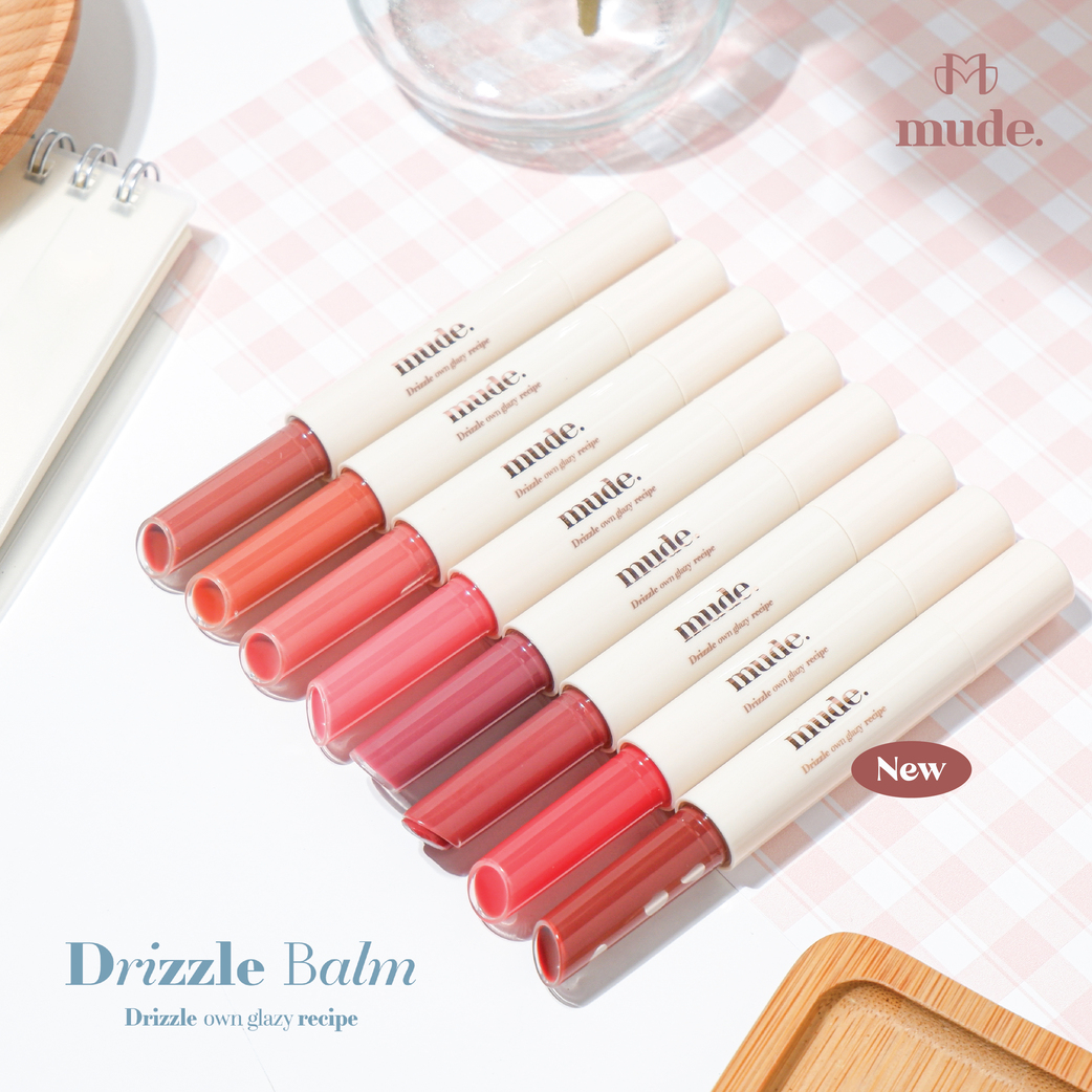 MUDE DRIZZLE LIP BALM 1.7 G. ( ลิปกลอส ลิปบำรุง)
