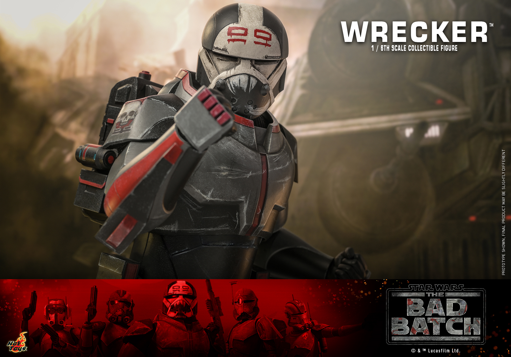 Hot Toys TMS099 1/6 Star Wars: The Bad Batch™ - Wrecker™