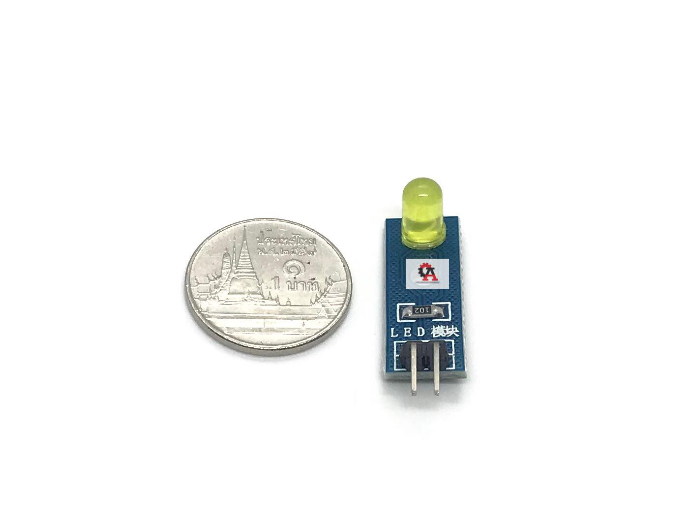 5mm LED Module (Yellow) โมดูลLED