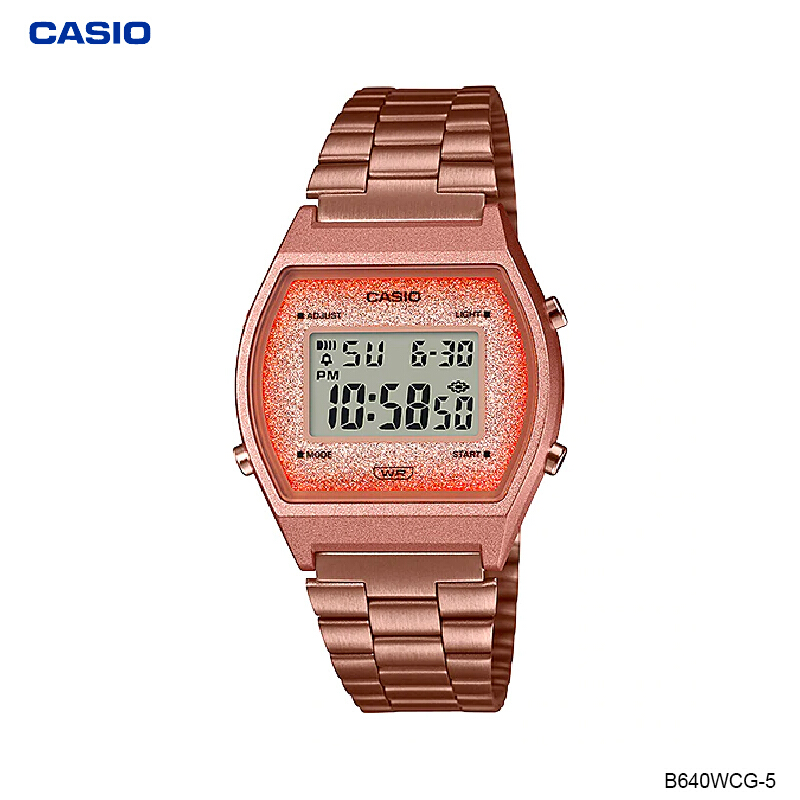 นาฬิกา นาฬิกาข้อมือ ผู้หญิง Casio | B640WGG |B640 | B640WGG-9 | วินเทจ | วัยหนุ่มสาว | นาฬิกา | CASIO